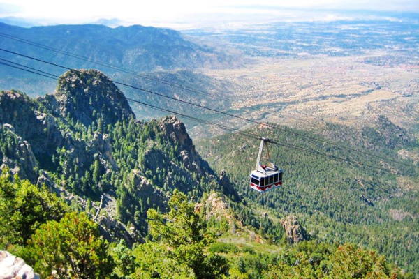 Aerial Tramway at Sandia Mountain, New Mexico