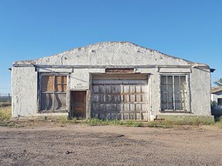 garage Joseph City abandoned garage facade