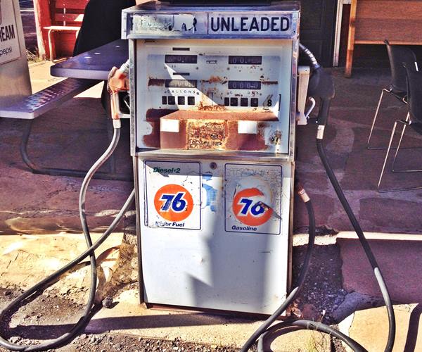 1970s gas pump