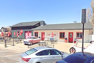 former gas station now a diner