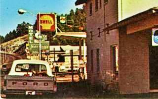1950s Route 66 Shell Station