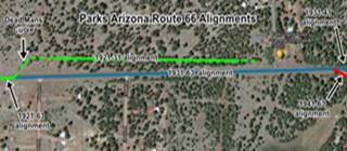 Route 66 in Parks See full sized map US 66 in Parks AZ