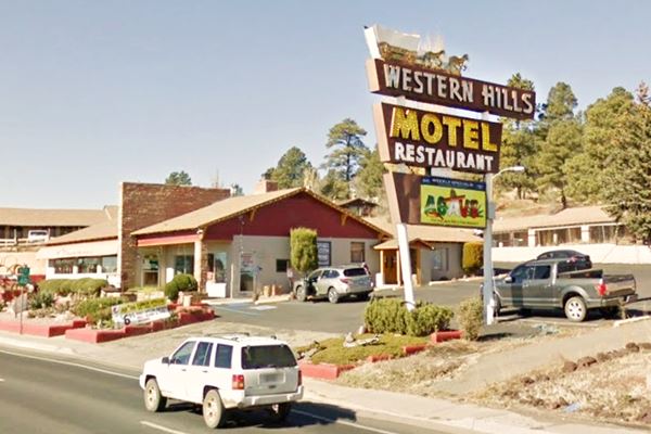 Current view of the Western Hills Hotel, Flagstaff Route 66, Arizona