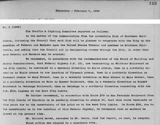 1930 Los Angeles Council minutes text, 1930 Los Angeles Council Minutes