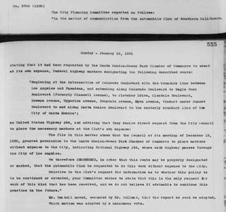 1931 Los Angeles Council minutes text, 1931 Los Angeles Council Minutes