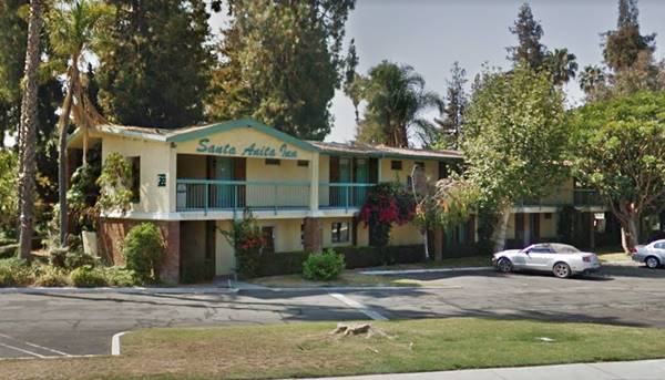 Present view of the Flamingo Motel in Arcadia Route 66, California