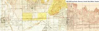 thumbnail of 1928 USGS Route 66 map Duarte Monrovia to Pasadena. Click to Enlarge 1928 USGS map Duarte, Montrovia, Arcadia, Sierra Madre and Pasadena