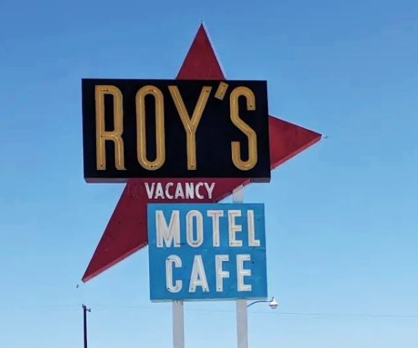 Roy"s Motelneon sign Amboy Roy"s Motelneon sign