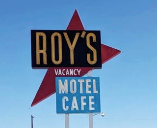 Roy"s Motelneon sign Amboy Roy"s Motelneon sign