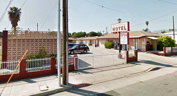curent appearance of the Valley Motel in San Bernardino