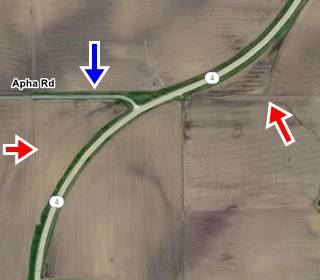 Historic Concrete Roadbed satellite view in Auburn US66