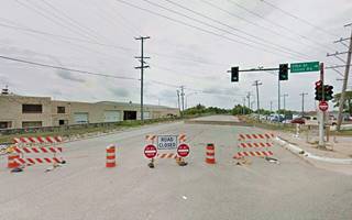 Closed Section of Route 66, north in McCook US66