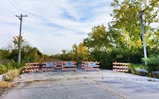 Closed Section of Route 66, south in McCook US66