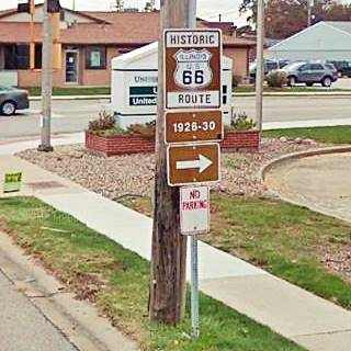 Historic US 66 sign