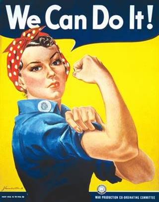 Rosie the Riveter - We can Do It poster