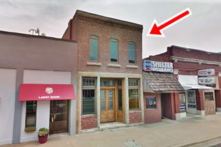 Wells-Fargo Station, Baxter Springs old brick building