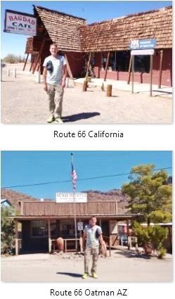 Austin on Route 66: Bagdad and Oatman