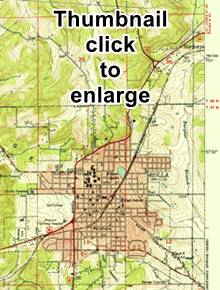 1951 USGS Map of Rolla MO 1951 USGS Map with US66 in Rolla