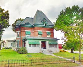 Queen Anne style home and garden