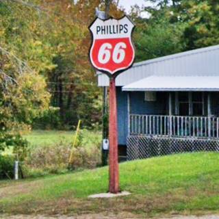 vintage Phillips66 gas sign