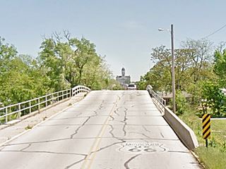 The Carthage Tummy tickling bridge on Route 66