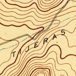 map with elevation and, river and highway at Dead Man’s curve