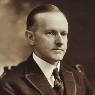 portrait from 1919 President Calvin Coolidgbe Calvin Coolidge in a black and white photograph 1919