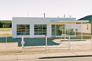 old restored Texaco gas station