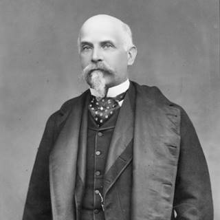 portrait from 1889 Mr. Coolidgbe Thomas Jefferson Coolidge in a black and white photograph 1889