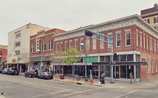 Buildings on the 400s block of Central Ave.