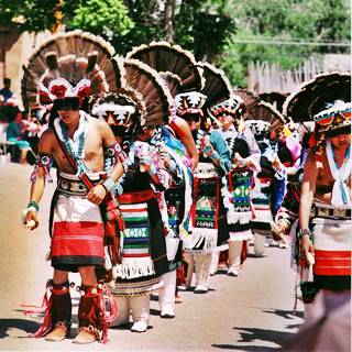 Pueblo People at Ohkay Owingeh, New Mexico