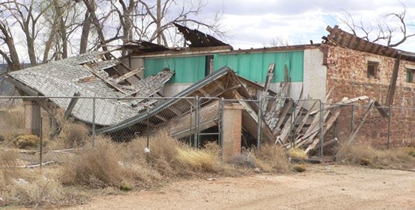 Richardson Store in ruins nowadays