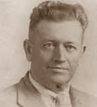 Robert C. Prewitt Jr. c.1940s sepia portrait of Robert Chandler Prewitt Jr c1940s