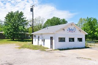 Anchor Drive Inn Bristow Route 66 gable roof building a cafe and restaurant on Route 66