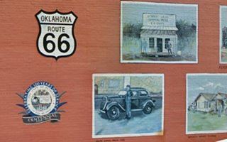 detail of the east Asbury mural