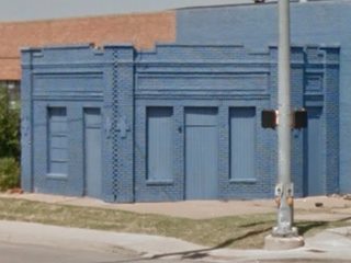 former gas station now razed