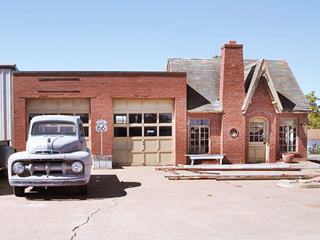 Vintage Phillips 66 Gas Station in Chandler Oklahoma