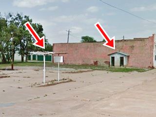 The razed Texaco site nowadays