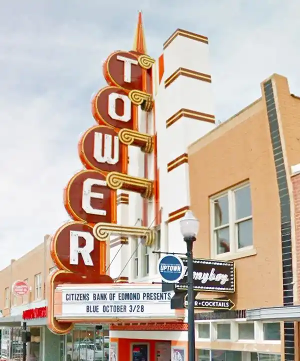 vintage theater marquee