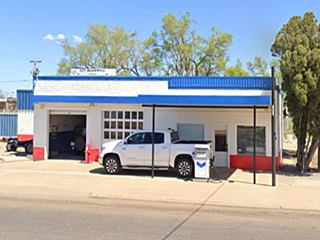 Blackwell Chevron station Groom Texas old Chevron station