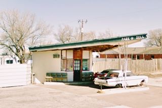 Jay’s 66 gull wing gas station Phillips 66 gas station with slanted gull wing canopy