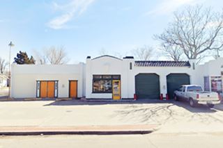 1930s Magnolia gas station well kept Spanish style former gas station