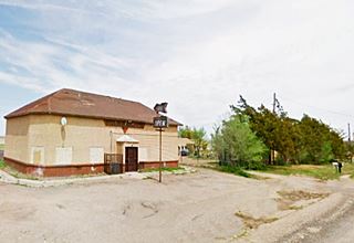 Triangle motel and Cafe, Amarillo two story building a former Cafe by olt motel